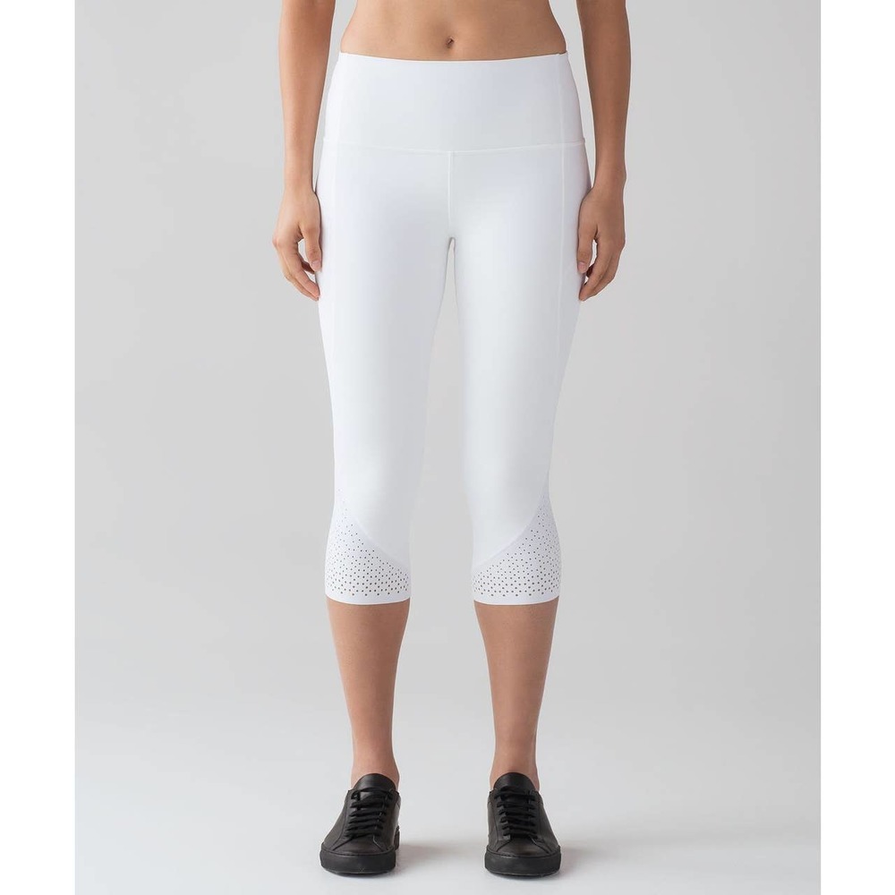Lululemon Athletica Anew Crop Leggings 21' White 10